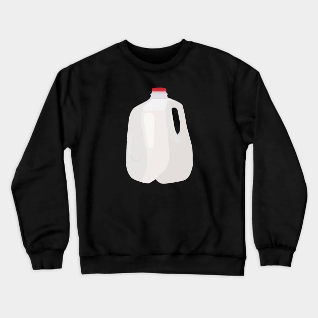 Milk Crewneck Sweatshirt by ElviaMontemayor